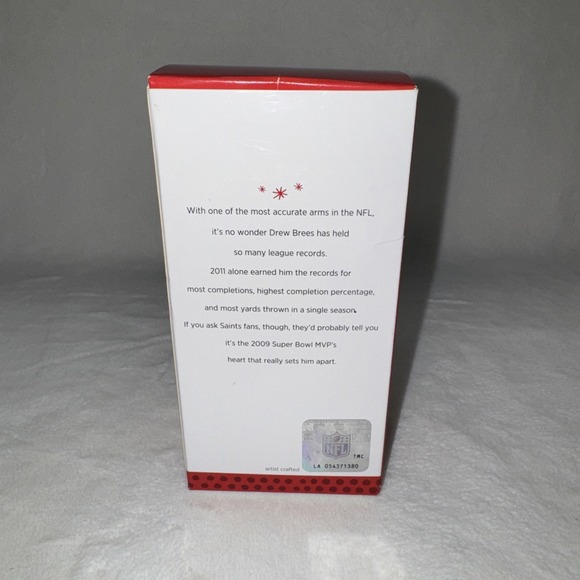 Hallmark Ornament 2013 DREW BREES Football Legends #19 NEW ORLEANS SAINTS-NEW - Picture 2 of 8